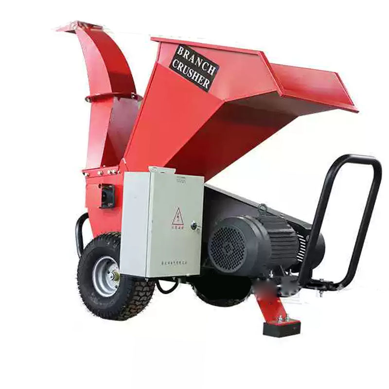 Garden Branch Shredder Wood Chipper - Portable Orchard Wood Chipper Diesel Electric