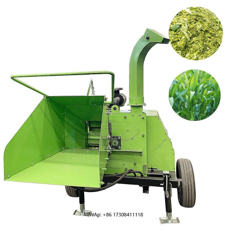 Garden Branch Shredder Wood Chipper - Garden Wood Tree Branch Crusher/Mobile Wood