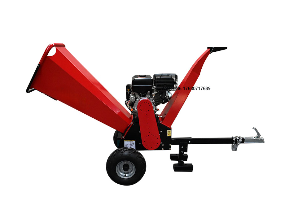 Garden Branch Shredder Wood Chipper - 15hp Garden Tree Shredder Petrol Powered