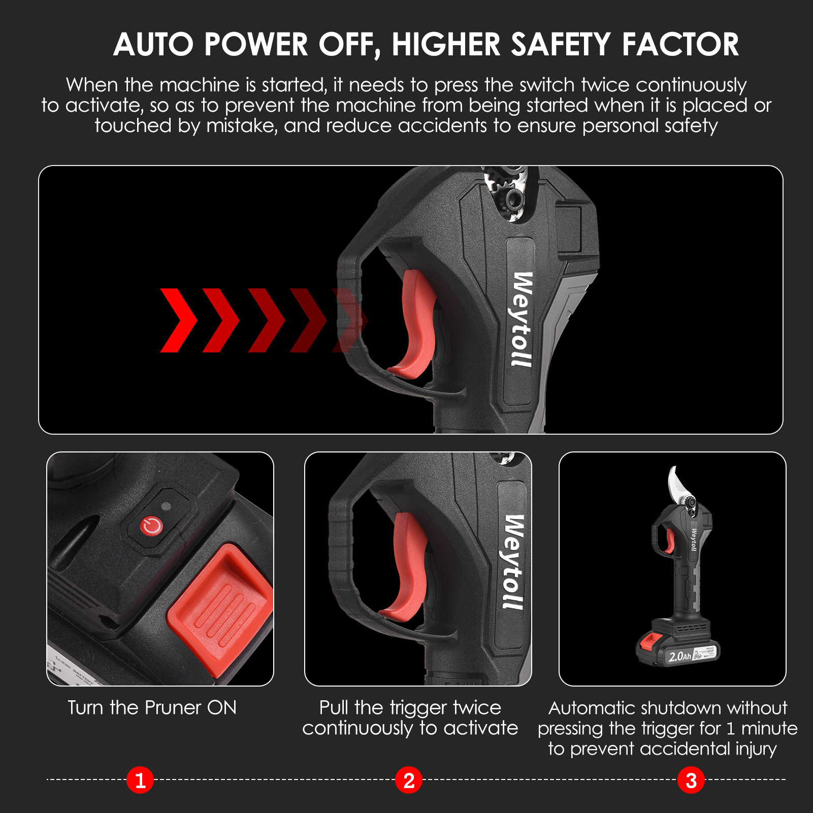 21V Brushless Cordless Electri - Cordless Electric Pruning Shears 30Mm 评论和价格