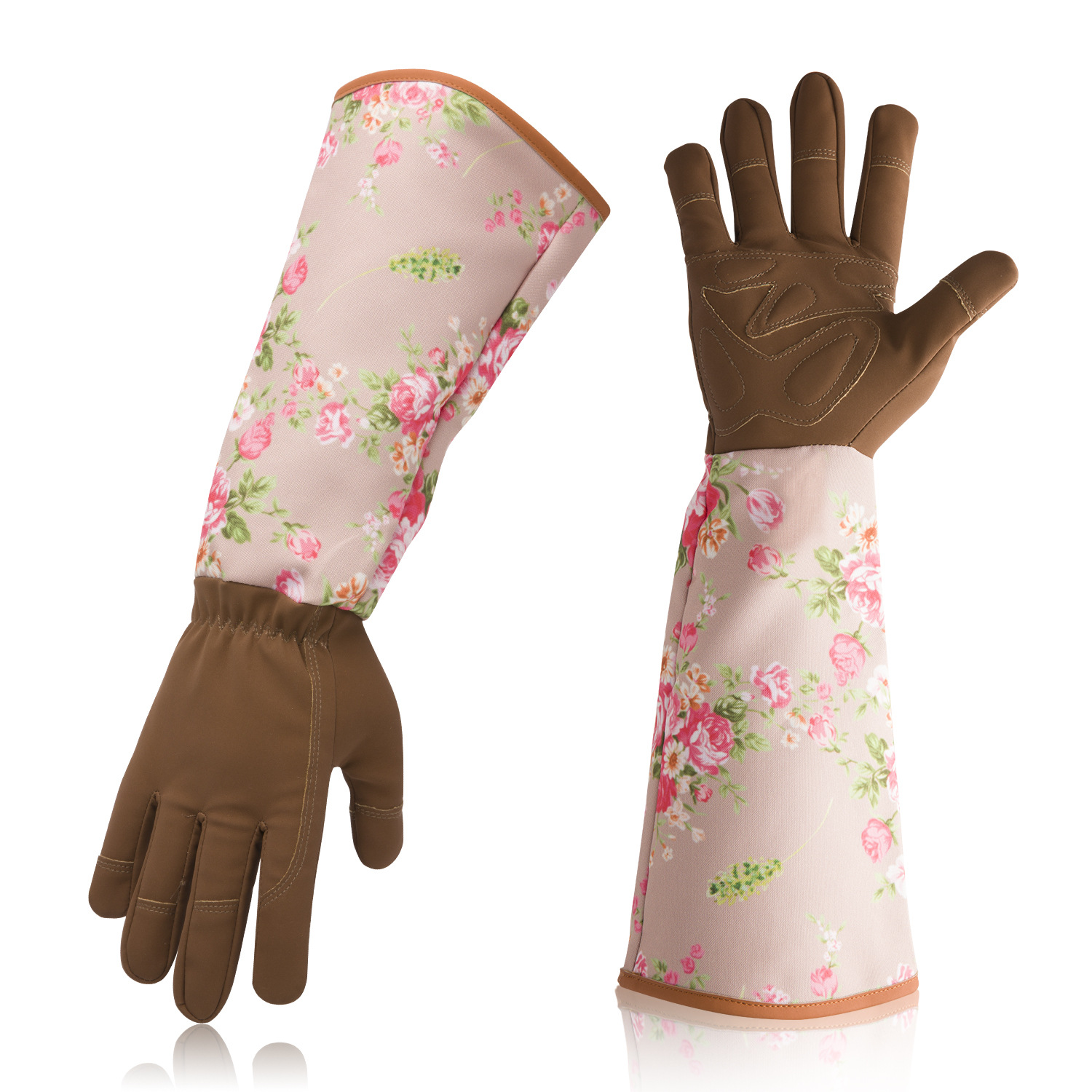 Womens Gardening Gloves Long S - Gardening Gloves Thorn Proof Leather 评论和价格