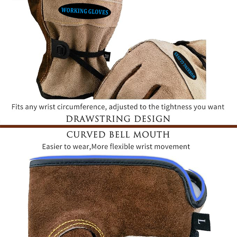 Multi-Purpose Protective Work  - Gardening Gloves Thorn Proof Leather 评论和价格