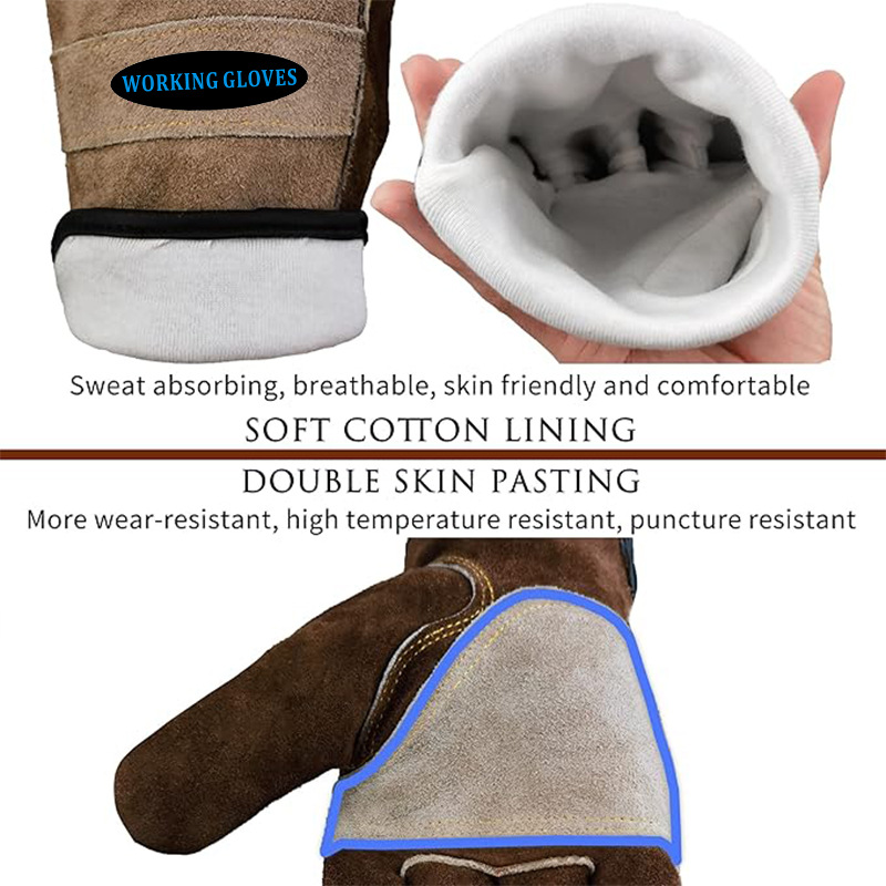 Multi-Purpose Protective Work  - Gardening Gloves Thorn Proof Leather 评论和价格
