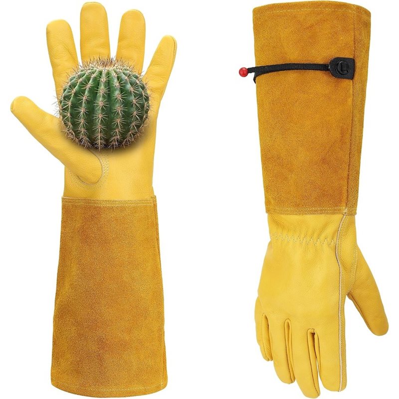 B23B Thorn-Proof Breathable Lo - Gardening Gloves Thorn Proof Leather 评论和价格
