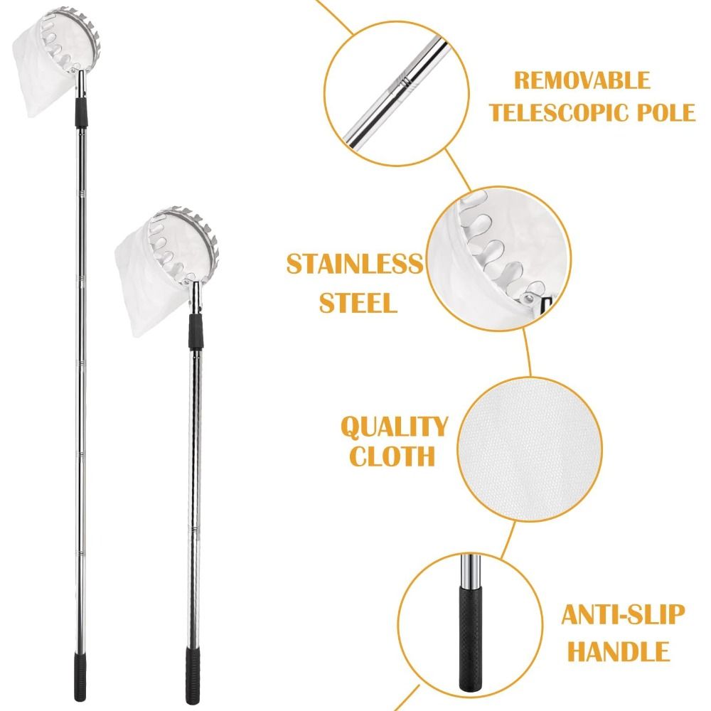 Stainless Steel Fruit Picker M - Fruit Picker Basket Telescopic Pole 评论和价格