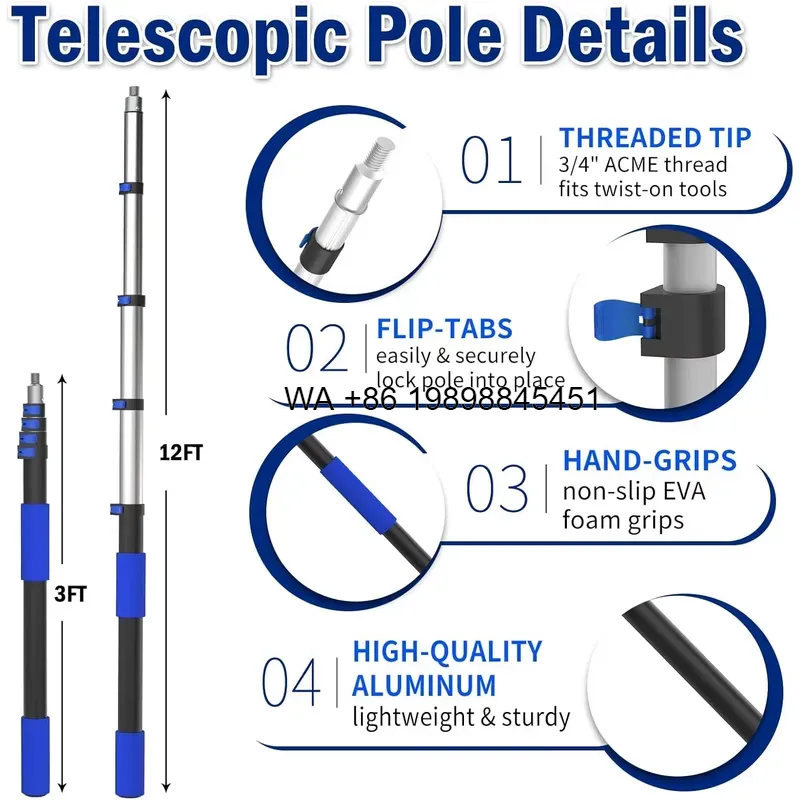 Wmwmnu 20FT Telescopic Fruit P - Fruit Picker Basket Telescopic Pole 评论和价格