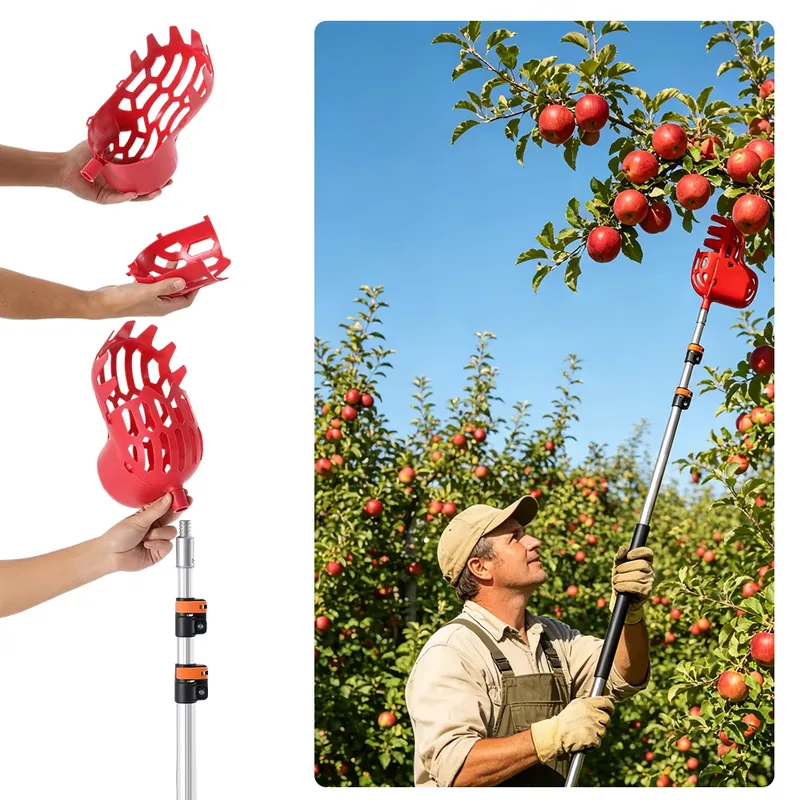 Manual Fruit Picker Telescopic - Fruit Picker Basket Telescopic Pole 评论和价格