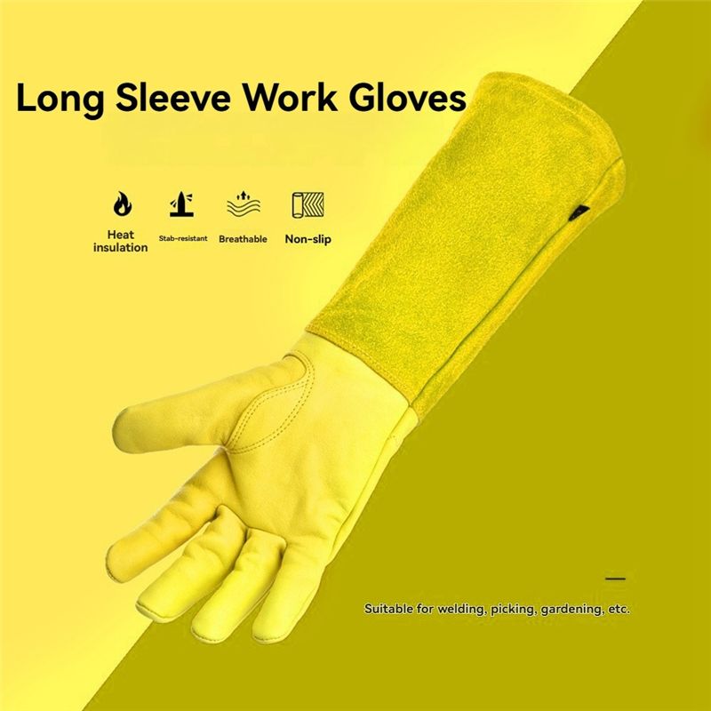 AEE4-Rose Pruning Gloves For M - Gardening Gloves Thorn Proof Leather 评论和价格