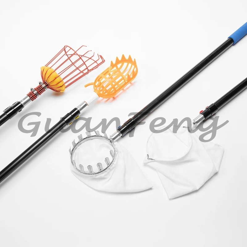 Custom 1.4m To 4m Easy To Atta - Fruit Picker Basket Telescopic Pole 评论和价格
