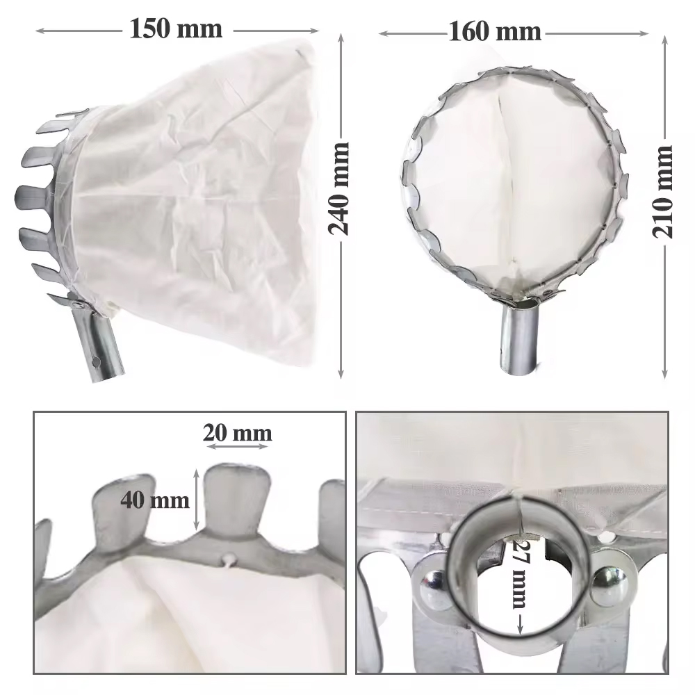 Garden Basket Fruit Picker Hea - Fruit Picker Basket Telescopic Pole 评论和价格