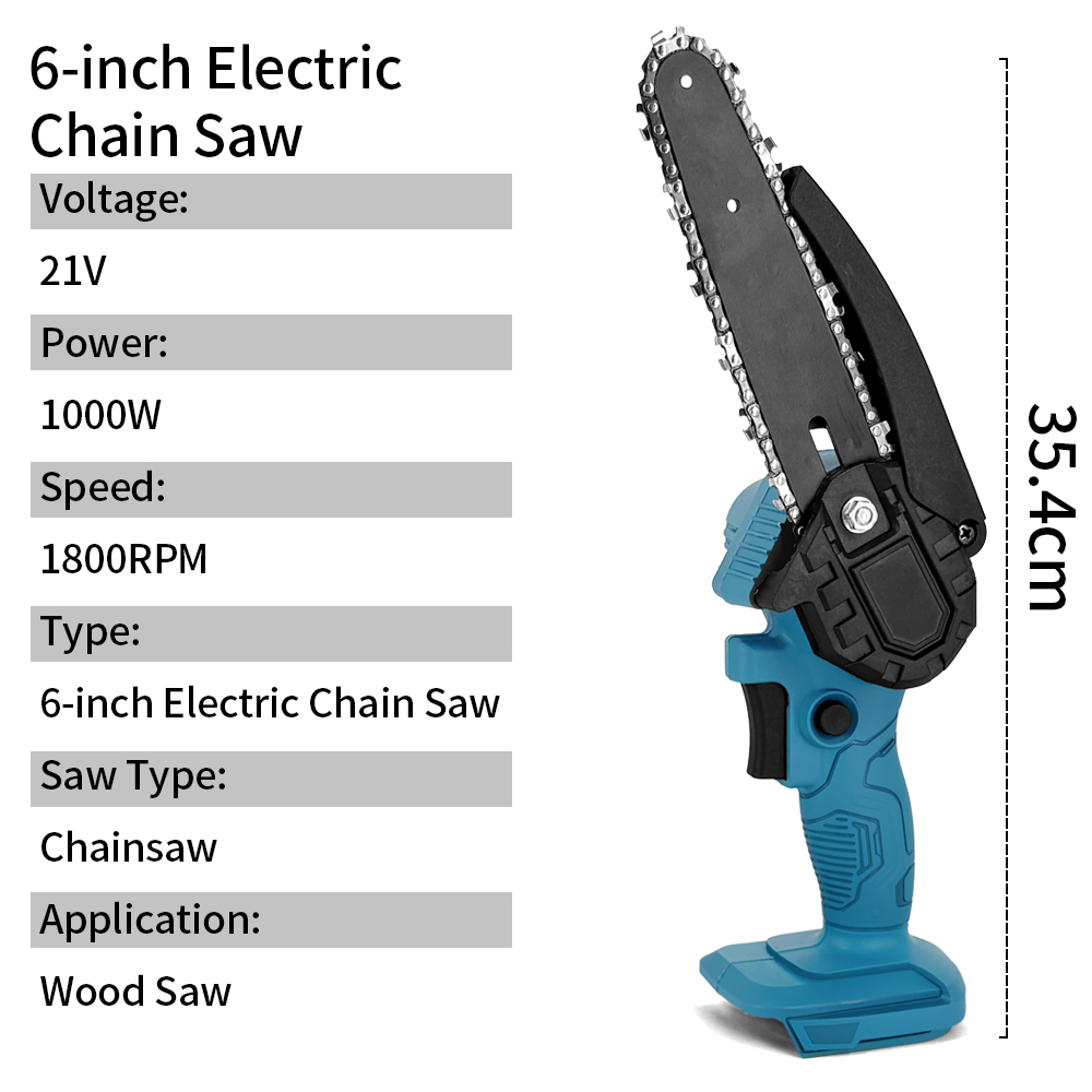 4/6Inch Cordless Chainsaw Hand - Electric Pruner With Extension Pole 评论和价格