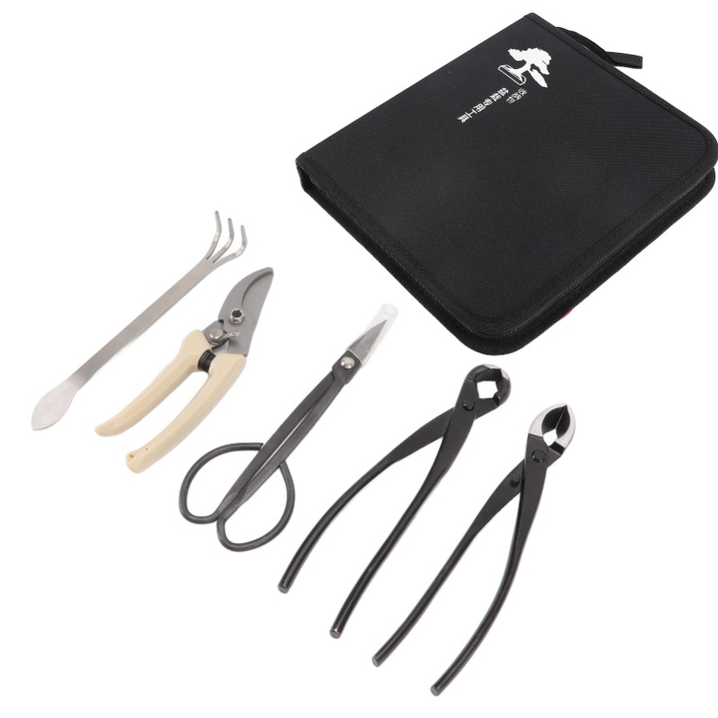 5Pcs Bonsai Tool Set Kit Carbo - Bonsai Tool Set Stainless Carbon Steel 评论和价格