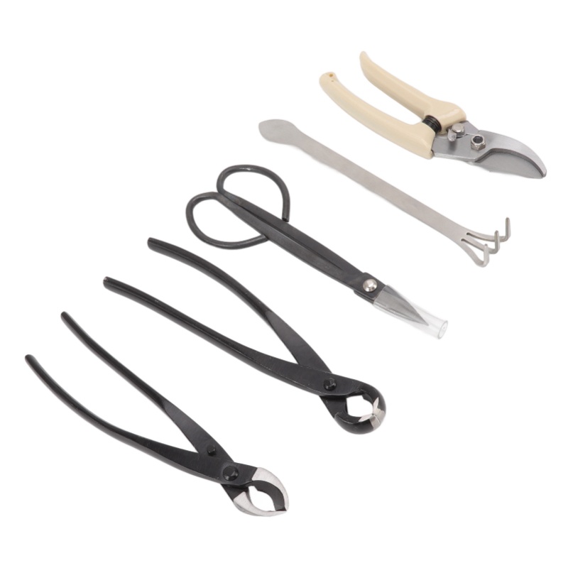 5Pcs Bonsai Tool Set Kit Carbo - Bonsai Tool Set Stainless Carbon Steel 评论和价格