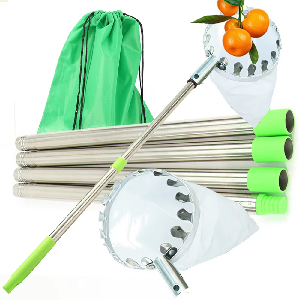 Handheld Fruit Picker Head wit - Fruit Picker Basket Telescopic Pole 评论和价格
