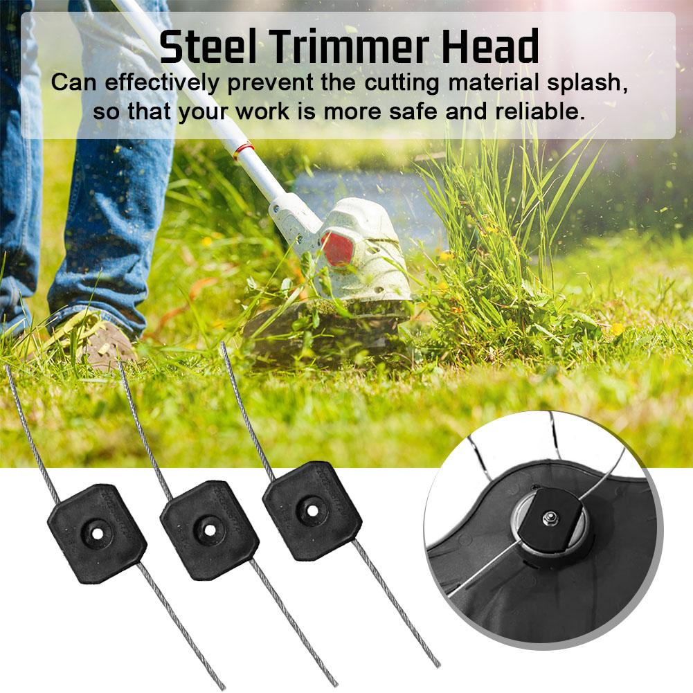3pcs Steel Wire String Trimmer - Electric Pruning Shears Replacement Blade 评论和价格