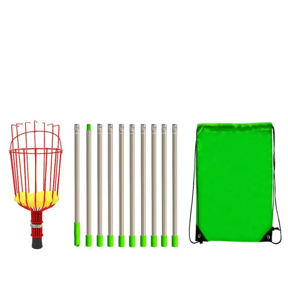 with Basket Fruit Picker Pole  - Fruit Picker Basket Telescopic Pole 评论和价格