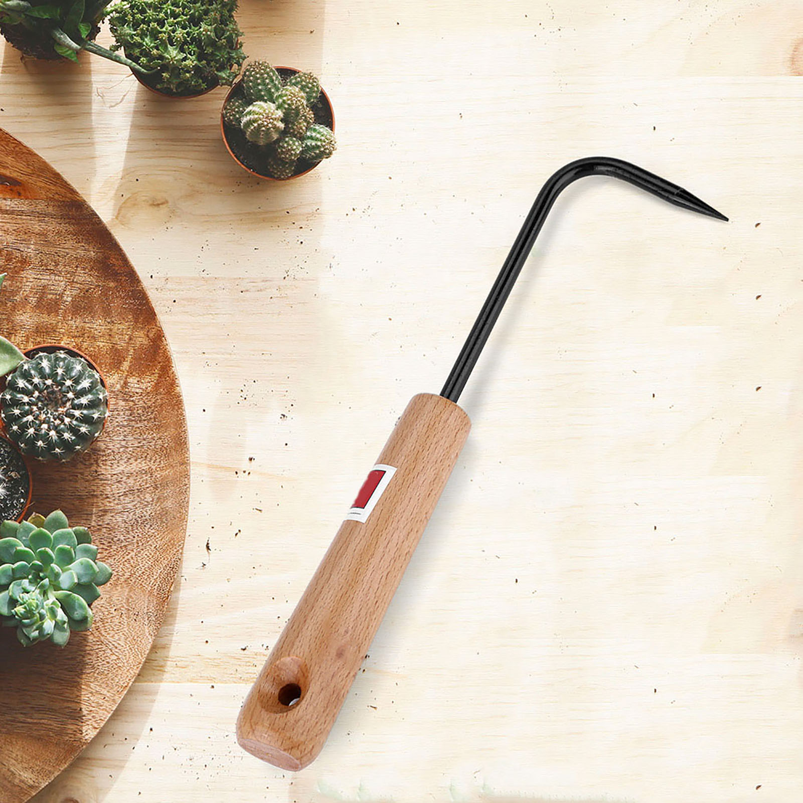Bonsai Root Hook Iron Single T - Root Hook Bonsai Repotting Rake 评论和价格