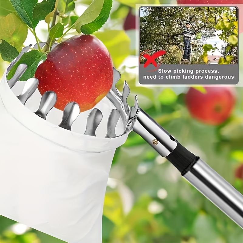 12ft Adjustable Fruit Picker P - Fruit Picker Basket Telescopic Pole 评论和价格