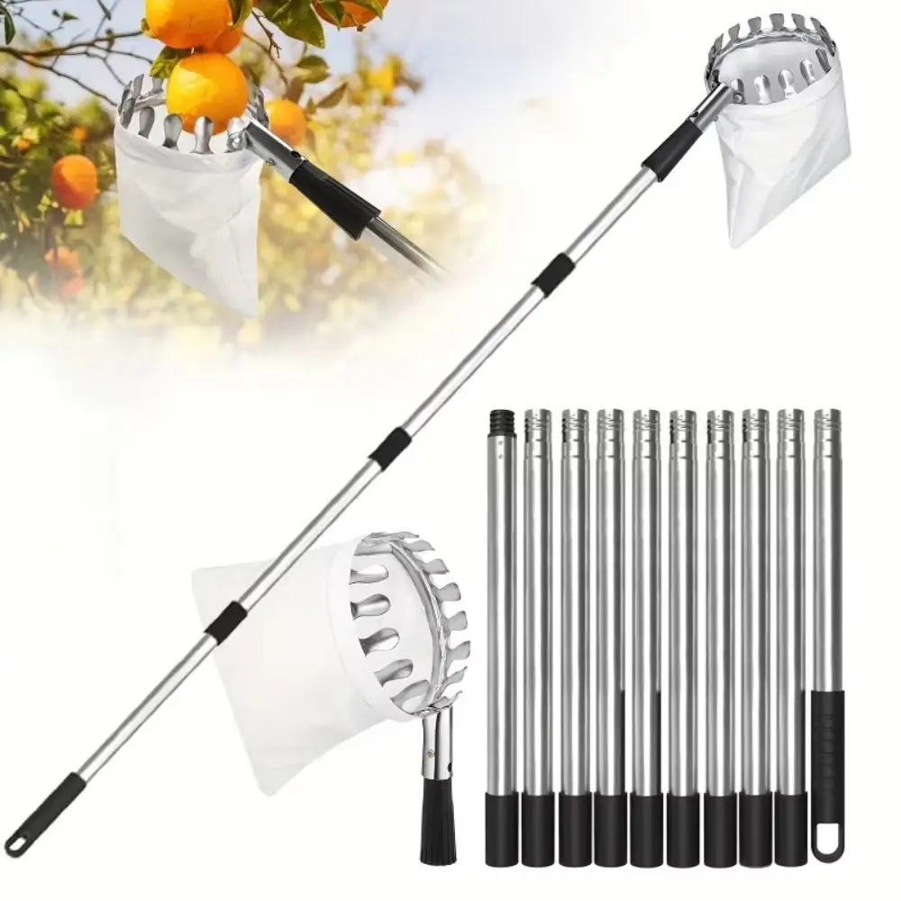 Stainless Steel Fruit Picker M - Fruit Picker Basket Telescopic Pole 评论和价格