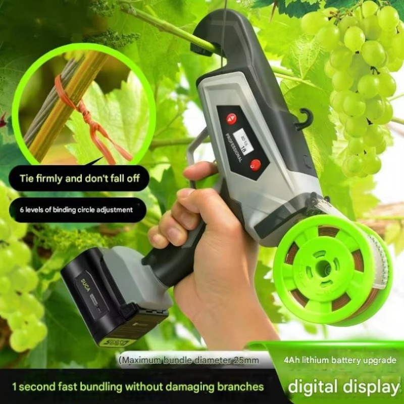Electric Plant Tying Machine 1 - Plant Tying Tape Machine Vineyard 评论和价格
