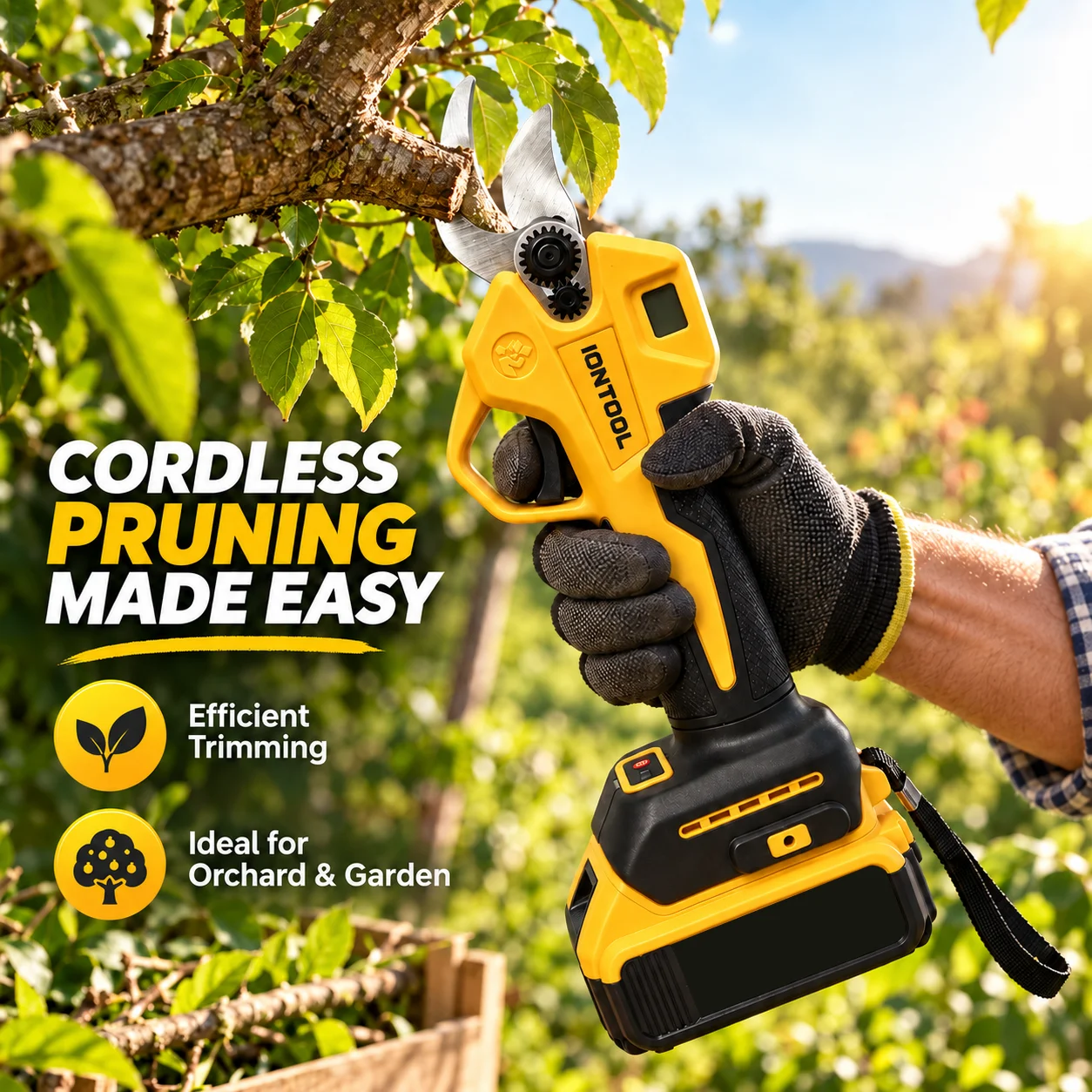 IONTOOL Cordless Electric Prun - Cordless Electric Pruning Shears 30Mm 评论和价格