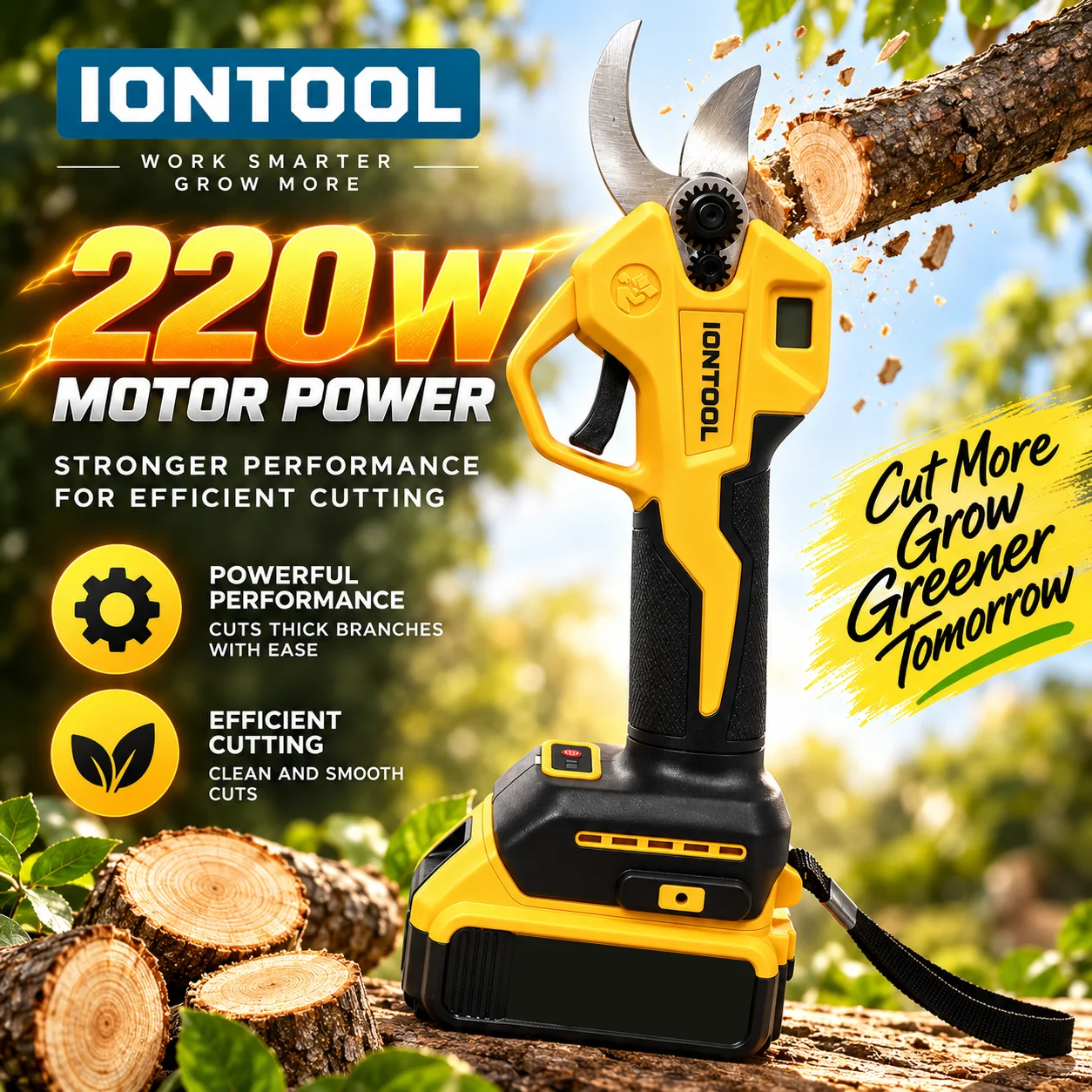 IONTOOL Cordless Electric Prun - Cordless Electric Pruning Shears 30Mm 评论和价格