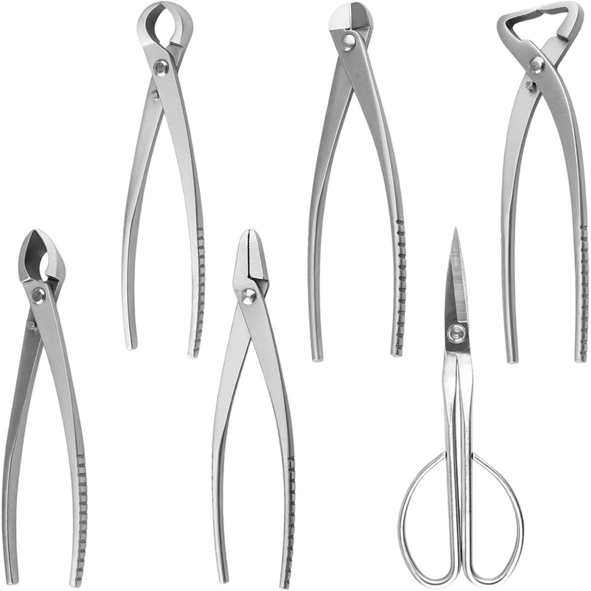 A01F-6 Piece Bonsai Pruning To - Bonsai Tool Set Stainless Carbon Steel 评论和价格