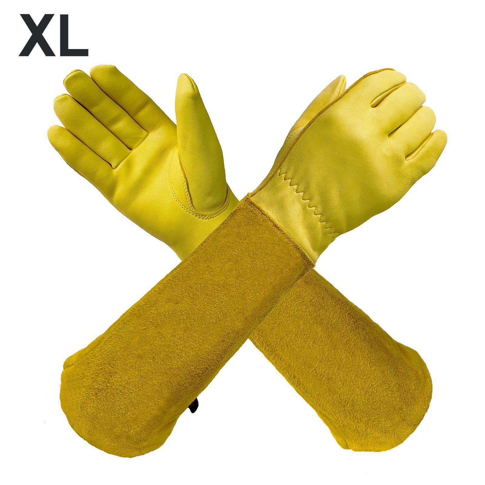 Breathable Leather Gardening G - Gardening Gloves Thorn Proof Leather 评论和价格
