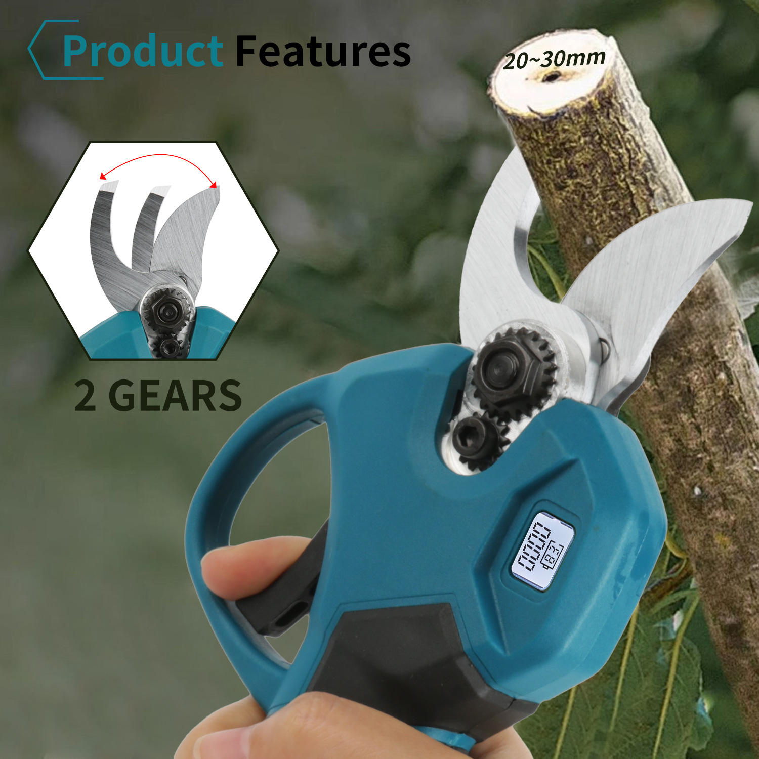 1000W Brushless Electric Pruni - Cordless Electric Pruning Shears 30Mm 评论和价格