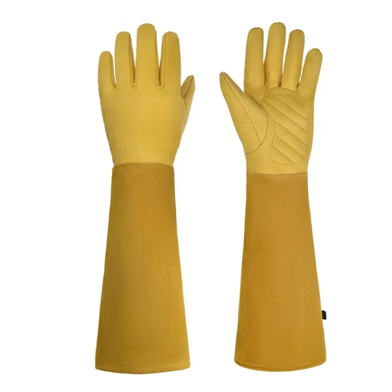 Rose Pruning Gardening Leather - Gardening Gloves Thorn Proof Leather 评论和价格