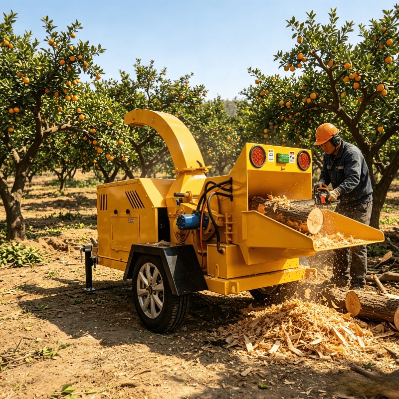 1T/H Mini Wood Chipper Crusher - Garden Branch Shredder Wood Chipper 评论和价格