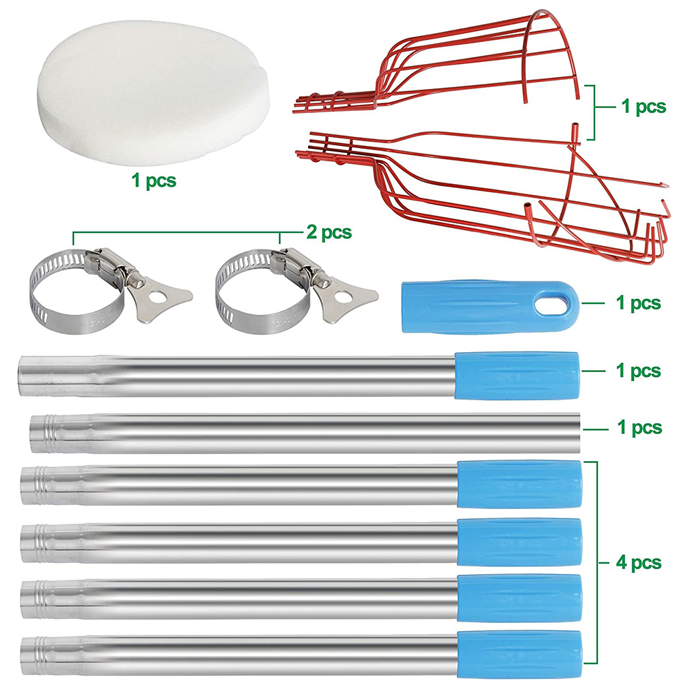 Reach Extension Long Pole Tele - Fruit Picker Basket Telescopic Pole 评论和价格