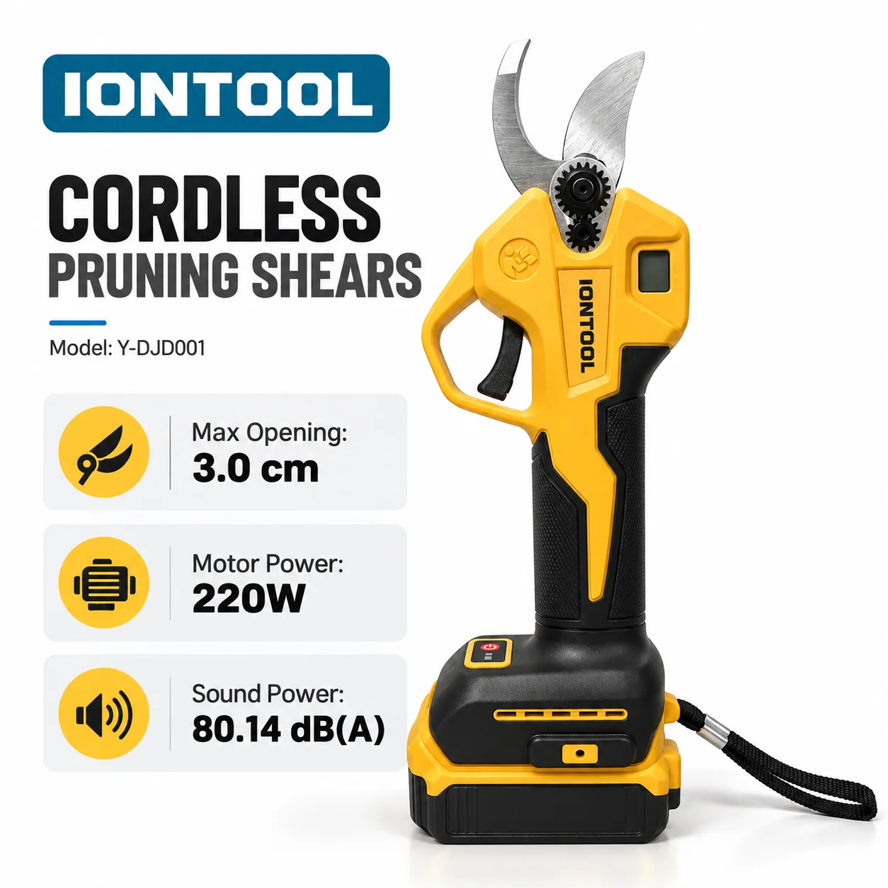 IONTOOL Cordless Electric Prun - Cordless Electric Pruning Shears 30Mm 评论和价格