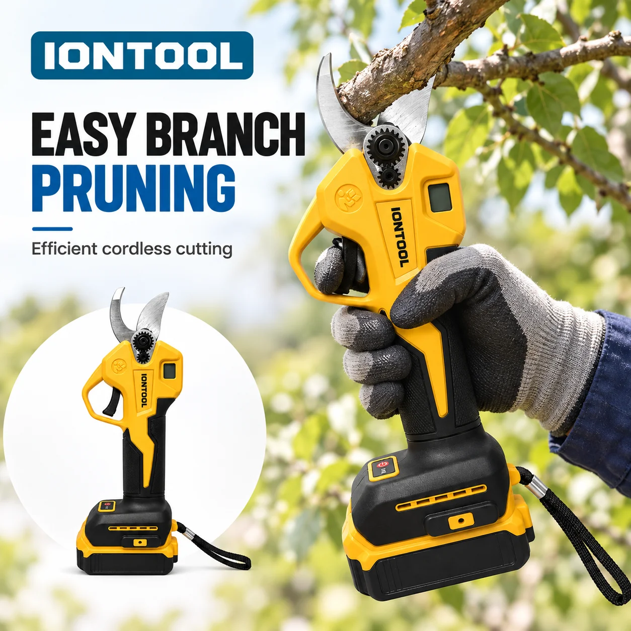 IONTOOL Cordless Electric Prun - Cordless Electric Pruning Shears 30Mm 评论和价格