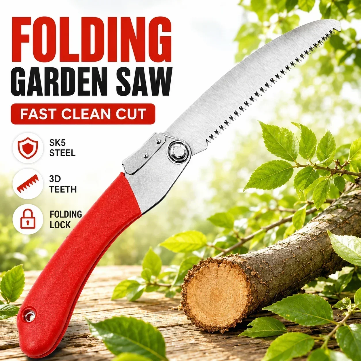 Folding Pruning Saw 210mm SK5  - Pruning Saw Folding Hand Saw Tree 评论和价格